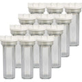 Filter of 10 x / 2.5 Water 158117 Housing Standard Clear 10 / SpiroPure (Case Housing 12) Transparent inch