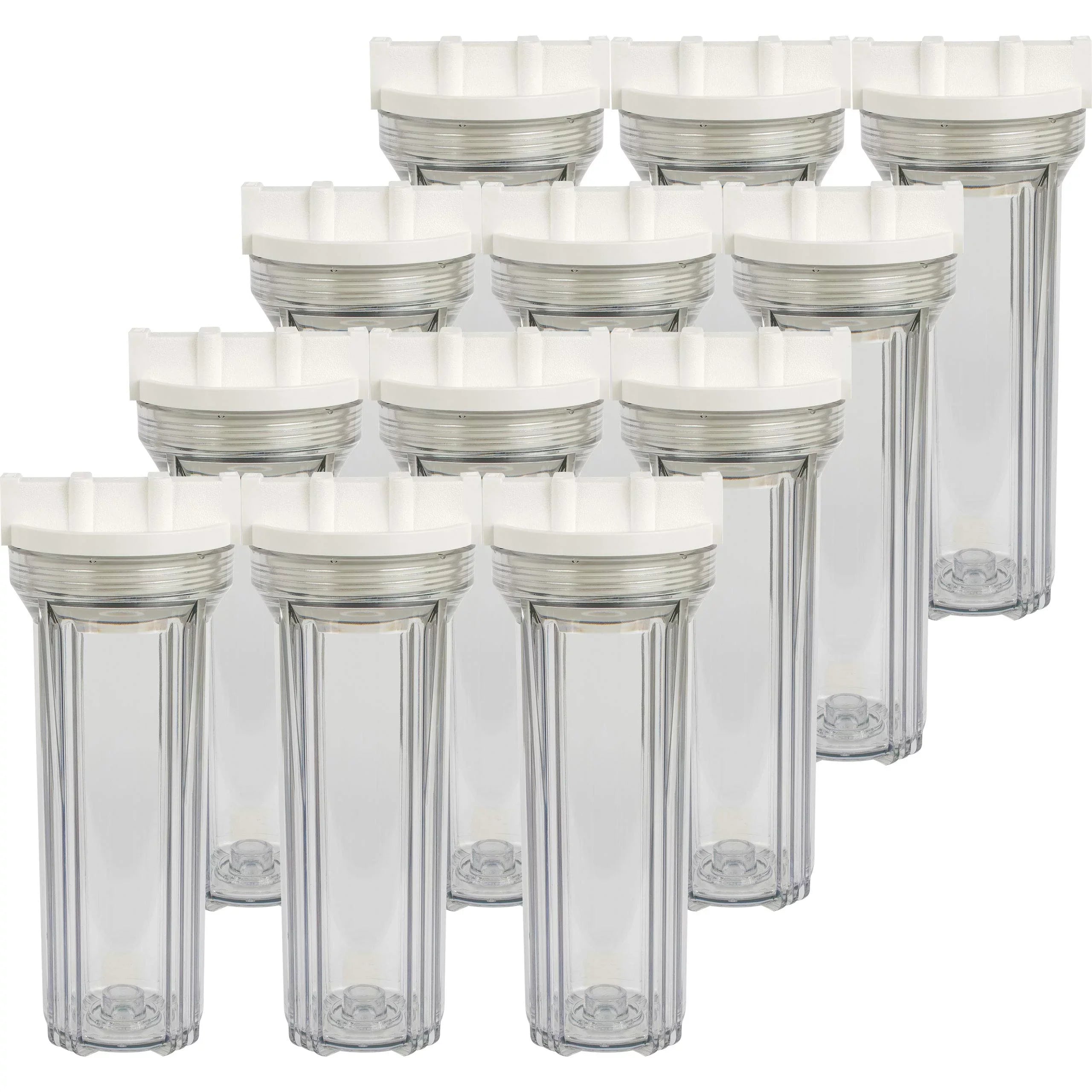 Filter of 10 x / 2.5 Water 158117 Housing Standard Clear 10 / SpiroPure (Case Housing 12) Transparent inch