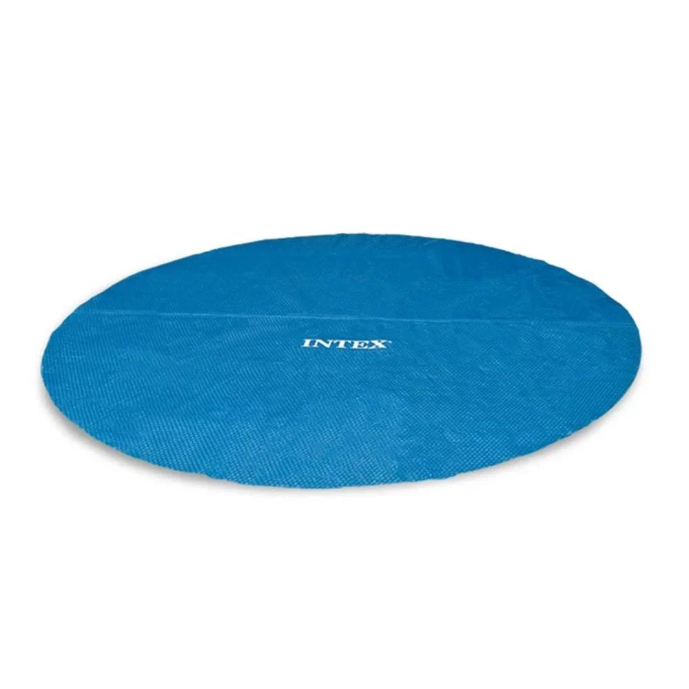 Round Metal Pump Inflatable & with Ladder, Cover 18ft Intex Ground 48in x Pool Frame Above