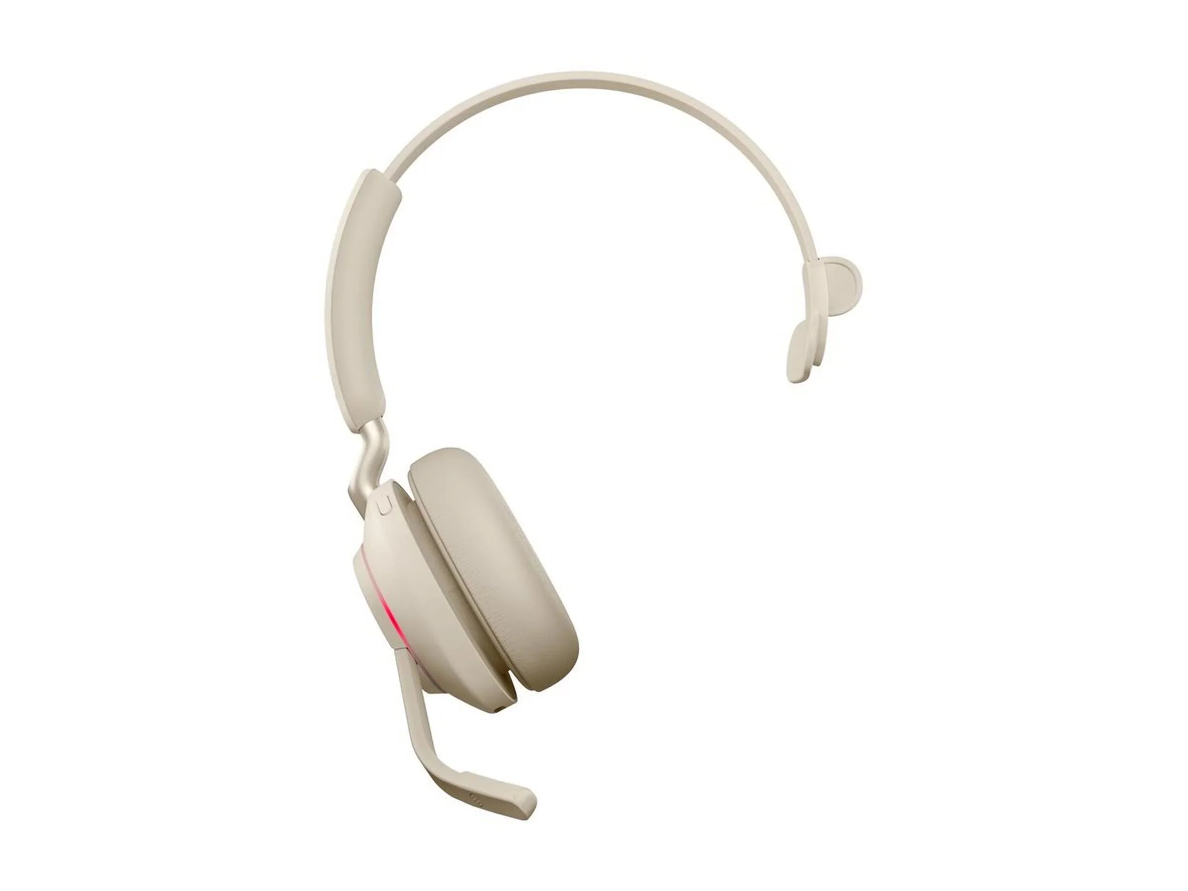 '- - wireless 65 - - USB-C Jabra convertible UC - noise stand with charging on-ear Evolve2 beige - Mono isolating Headset - Bluetooth - -