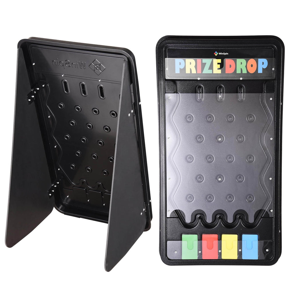 Drop Home Pucks Game Prize WinSpin Tradeshow w/20 Disk Drop 25" Board