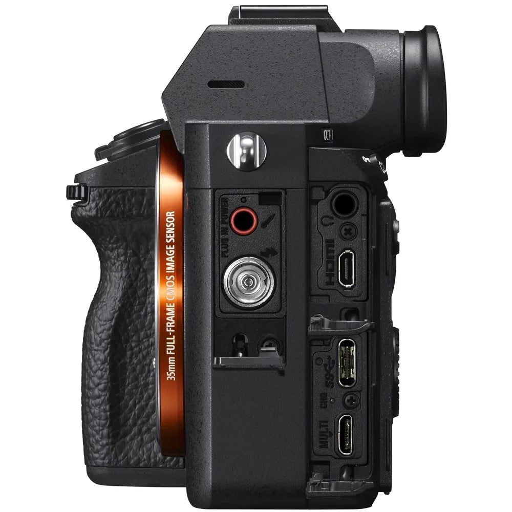 Memory a7III Accessory Bundle 24.2MP Frame Sony Body a7III Camera & Lens Full Interchangeable Mirrorless Flash 64GB +