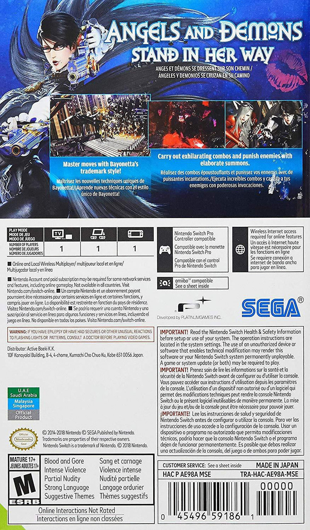 2 Bayonetta Switch Nintendo