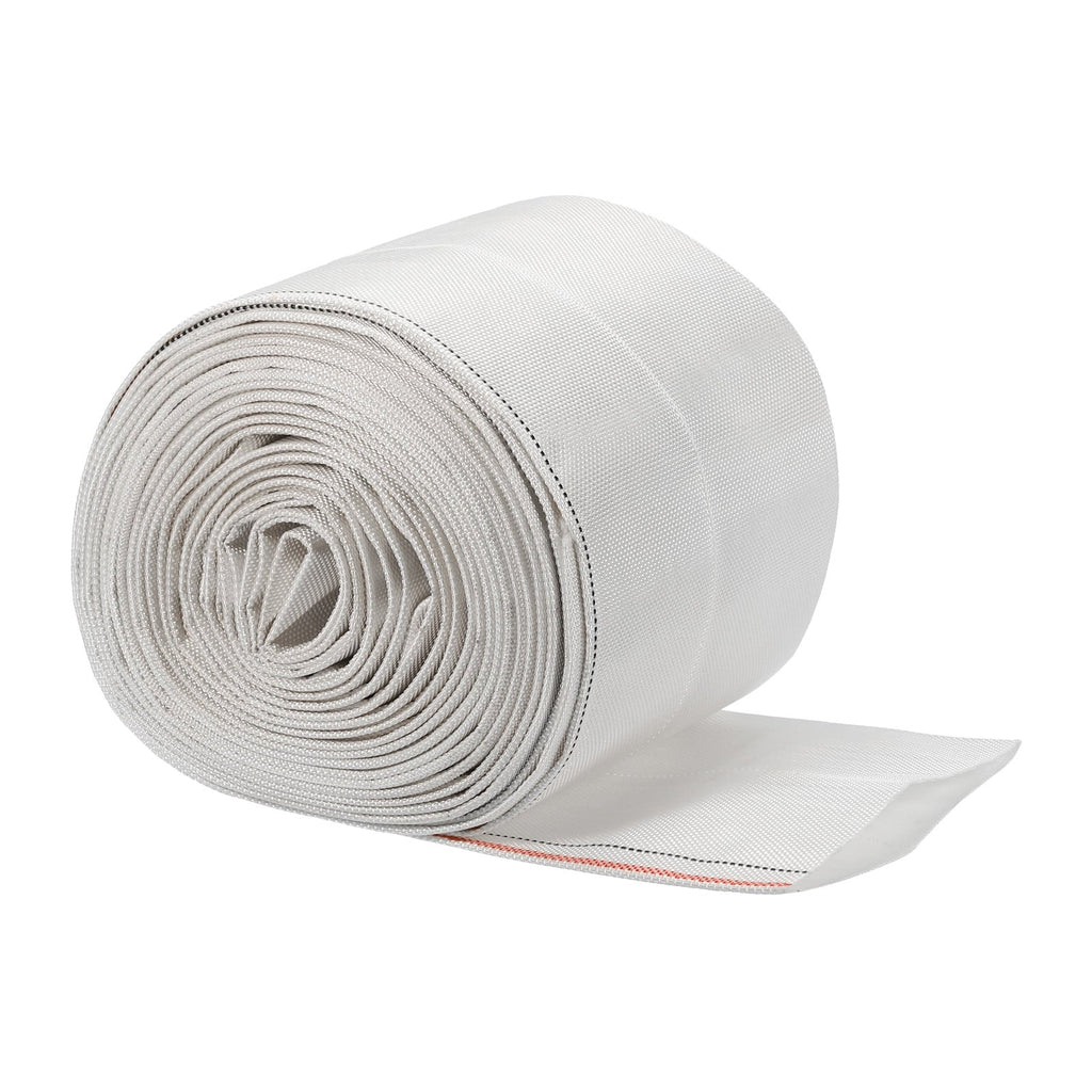 Hose Discharge ID Pool Lightweight PVC Swimming Lay Reinforced 49ft for Flat Backwash 4" Hose