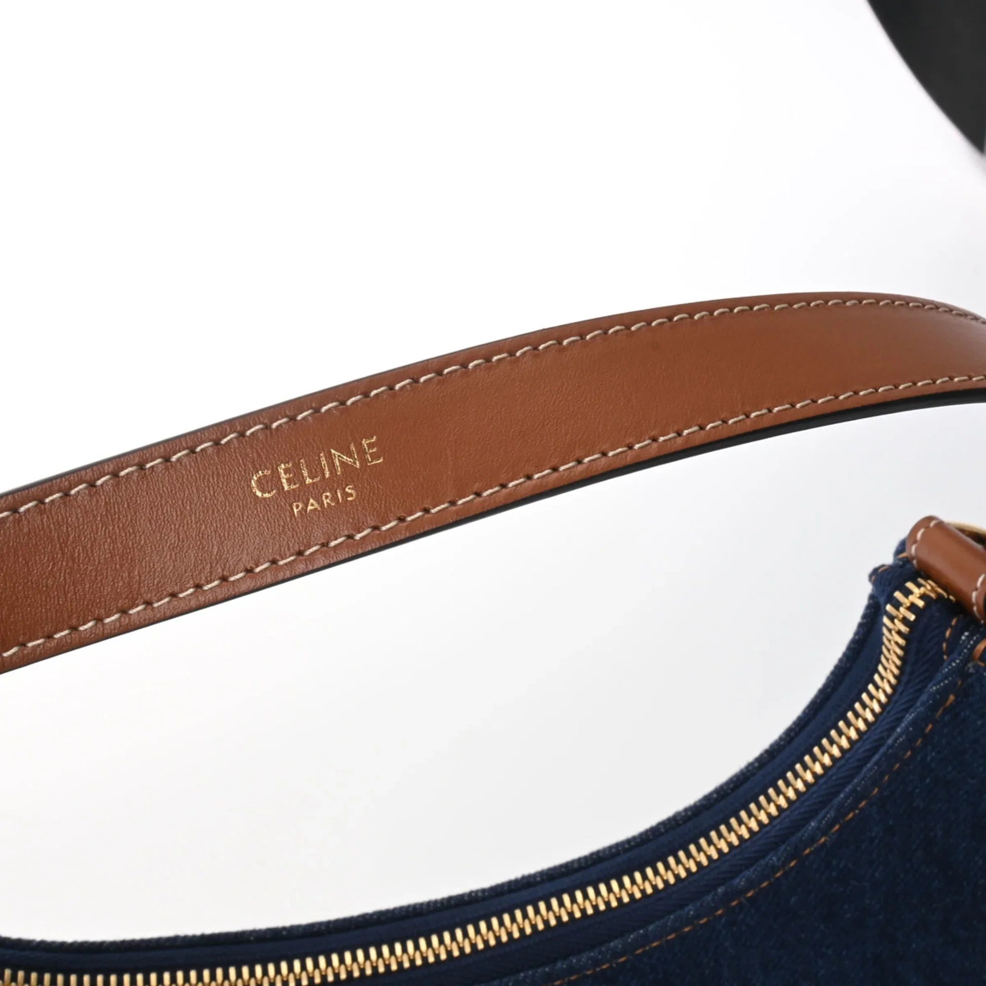 (Like Blue Pre-Owned Denim Ava New) Women's Handbag 193952DKA CELINE Leather
