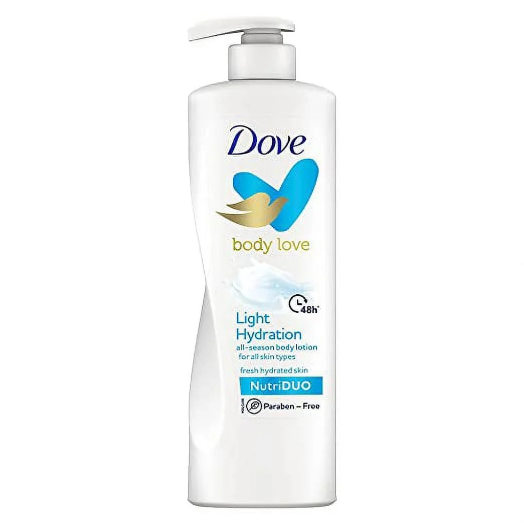 All Dove Hydration 400ml Body Body Hydrated Paraben Skin Based Light Plant 48hrs Lotion Moisturisation Types Free, For Skin with Love Fresh moisturiser,