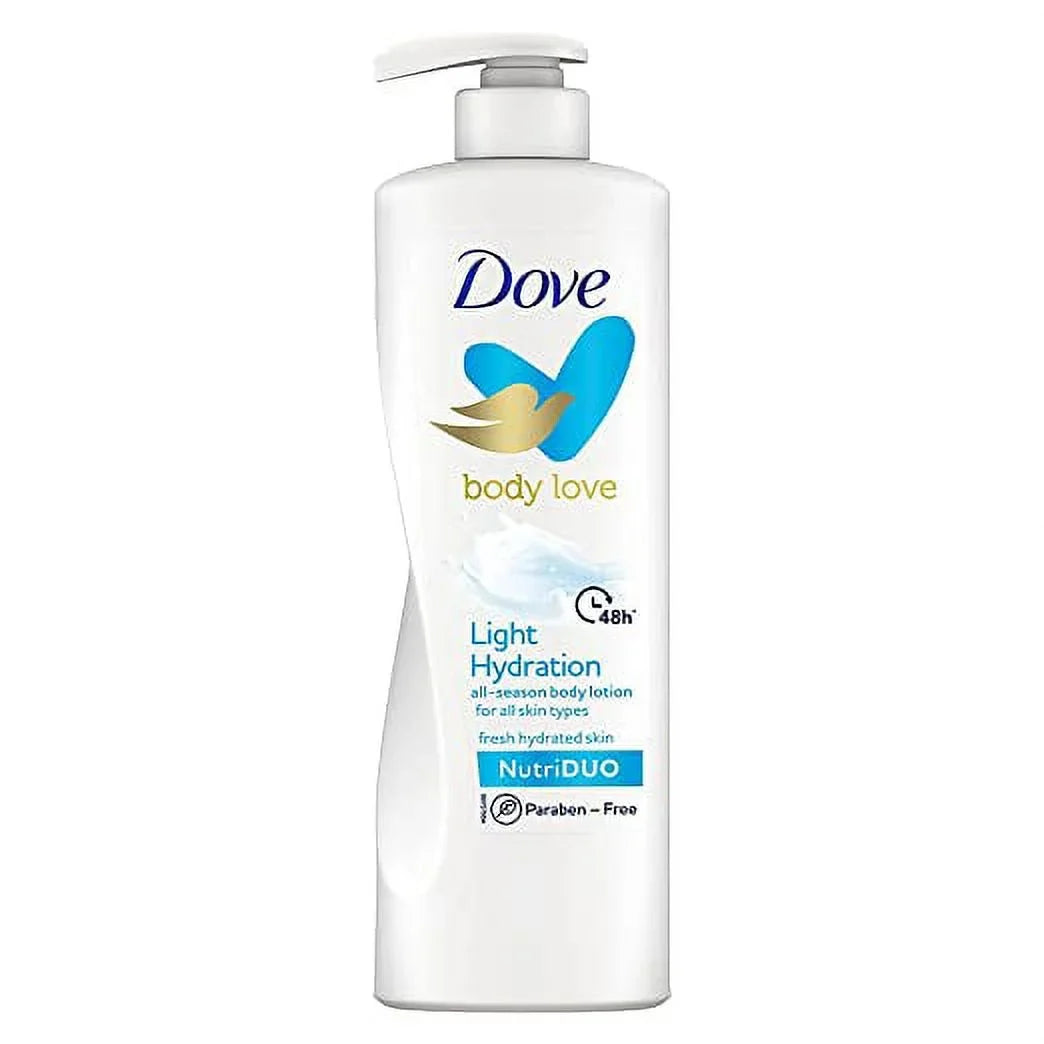 All Dove Hydration 400ml Body Body Hydrated Paraben Skin Based Light Plant 48hrs Lotion Moisturisation Types Free, For Skin with Love Fresh moisturiser,
