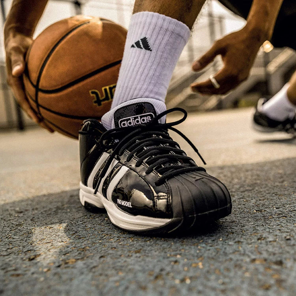(1-Pair) 365 Unisex-Adult Creator Basketball adidas Socks X-Large Crew White/Black