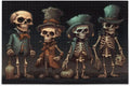 Zigsaw Halloween Friends 500 Bag, Kids with Brain Dreamtimes Puzzle Jigsaw Skeleton Gift Challenging Game Print, Exercise Family Alphabet Puzzle for Partition Parents Storage Wooden Adults, PCS for