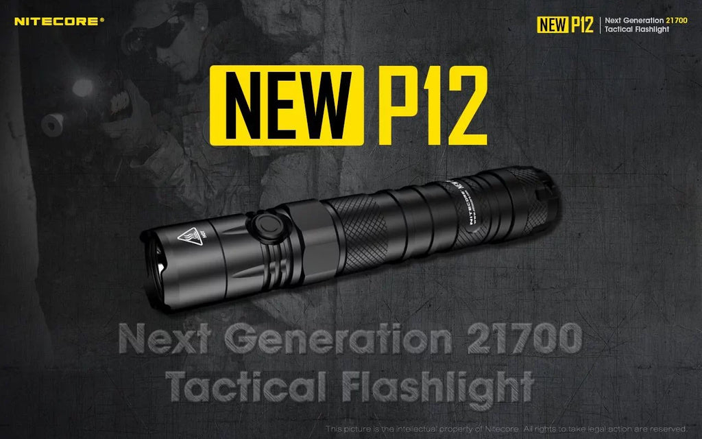 Offset Mount Pressure Cord, 1200 Nitecore RSW3 P12 and - USB Switch Lumens w/NL2150HPR Flashlight Battery, LED New Version