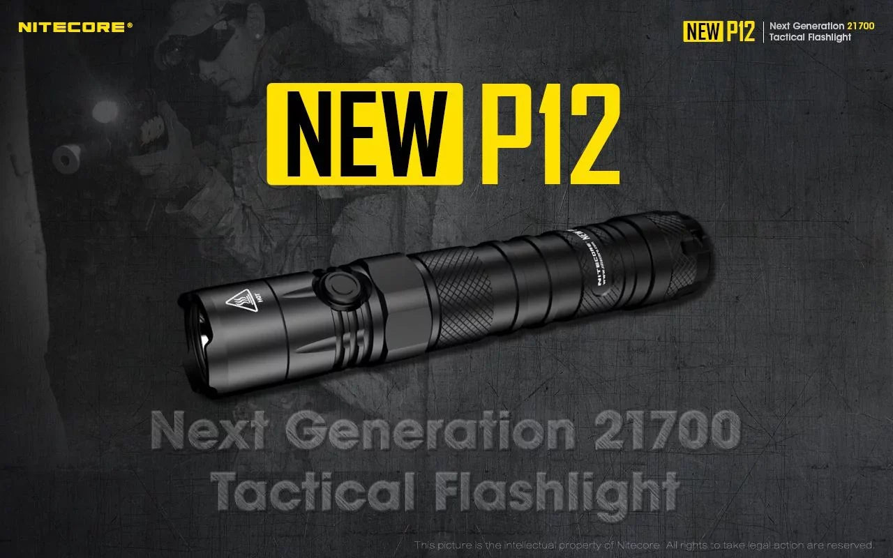 Offset Mount Pressure Cord, 1200 Nitecore RSW3 P12 and - USB Switch Lumens w/NL2150HPR Flashlight Battery, LED New Version