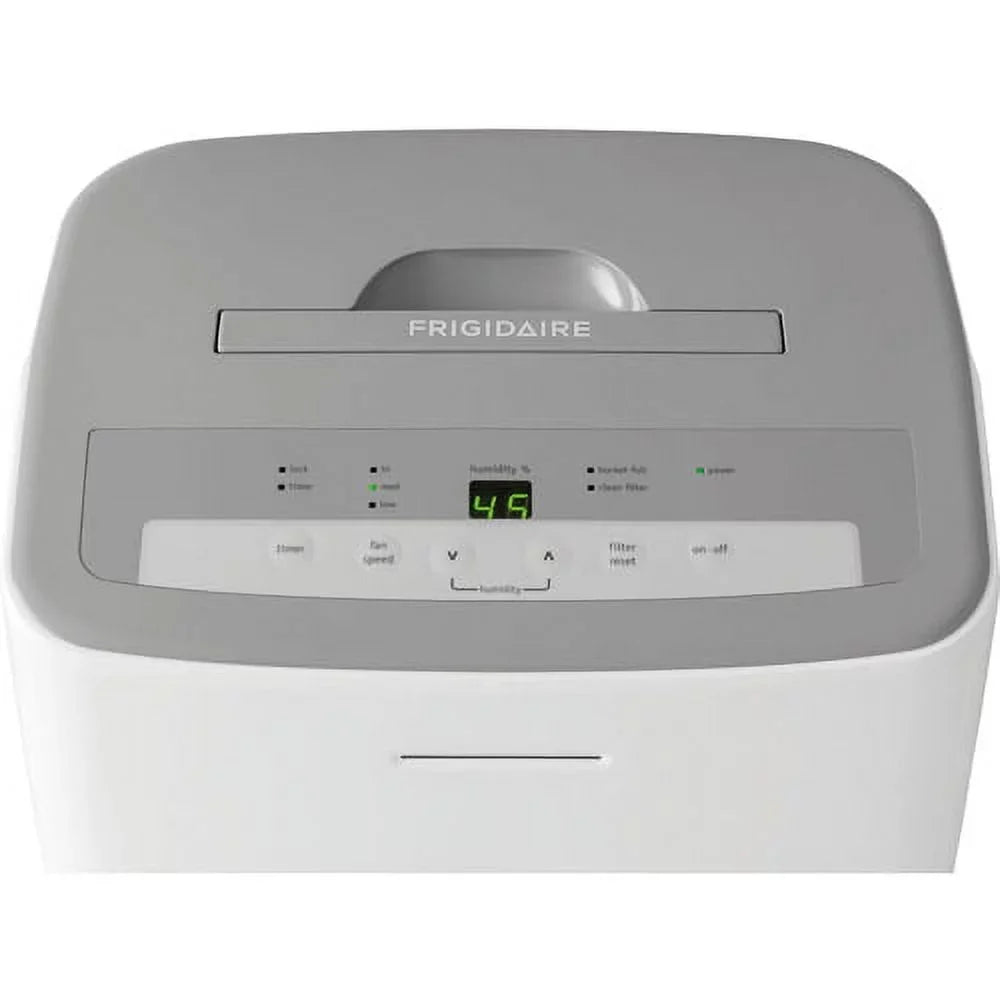 Dehumidifier Effortless 70-Pint Control, White w/ Humidity Frigidaire