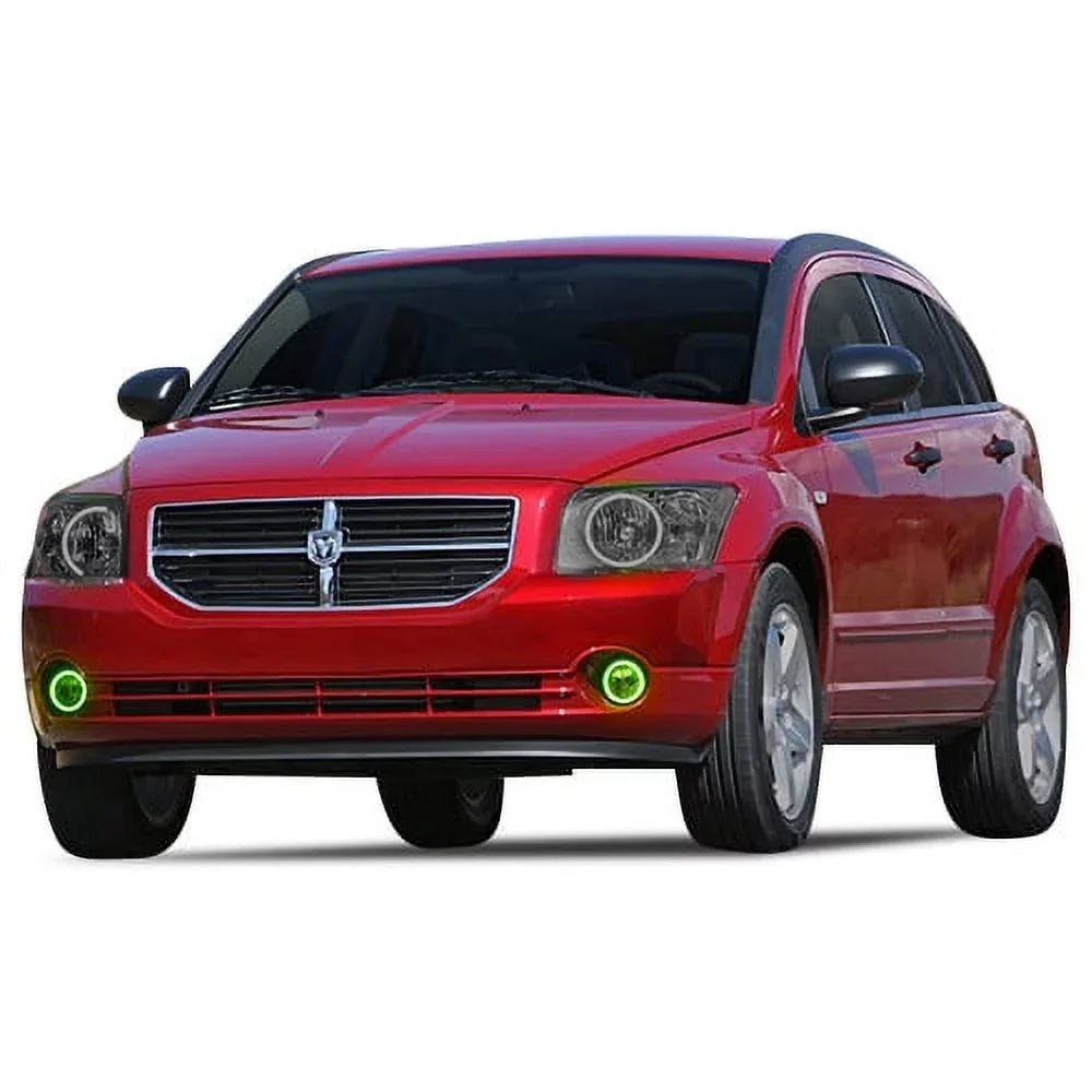 Fusion Wifi Remote LED Dodge Halo Kit Change with Flashtech Color Light RGB Ring Fog Caliber 07-12 Color for Multi V.3