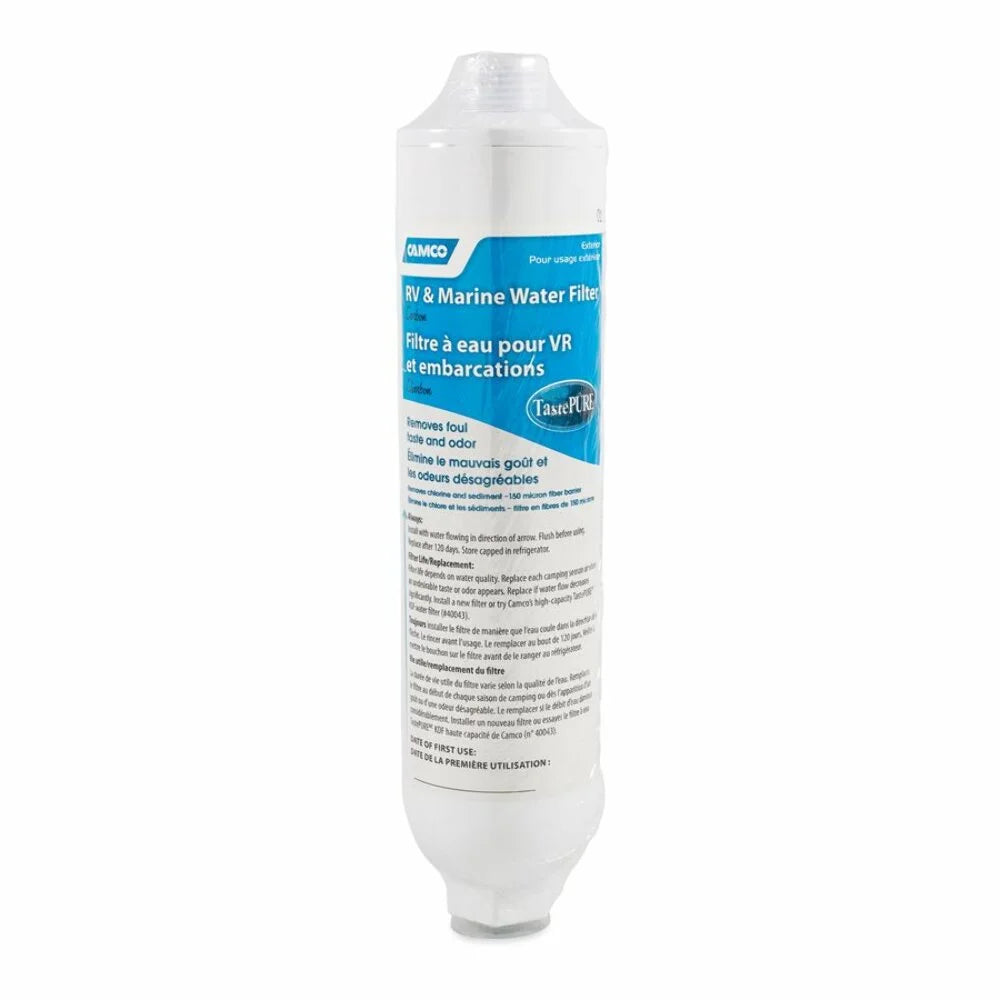 40646 White TastePURE - Filter Camco 2.5 Water GPM KDF