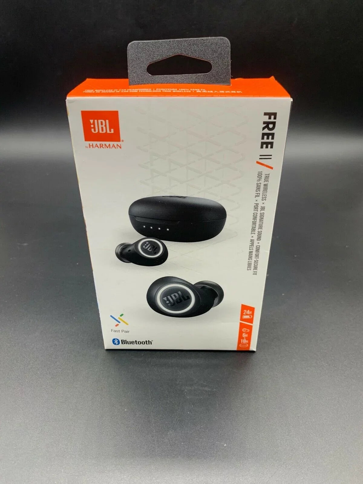'- JBLFREEIITWSBLKAM Restored Truly Headphones (Refurbished) Black In-Ear II JBL Wireless Bluetooth Free