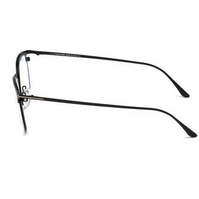 002 Enamel, -B Matte Blue Lenses Eyeglasses FT Black Ford Tom / 5549 Block