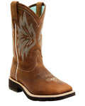 Toe Brown US Western Broad Shyanne M 9 Women's Boot Calyx Square Xero Performance Gravity