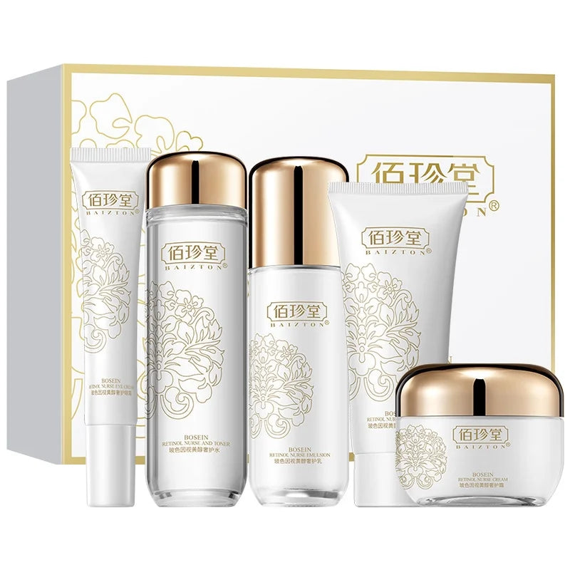 Skincare Oil Water Set Emulsion Facial Set Skincare Bosein Hydrating Cosmetics Control Retinol