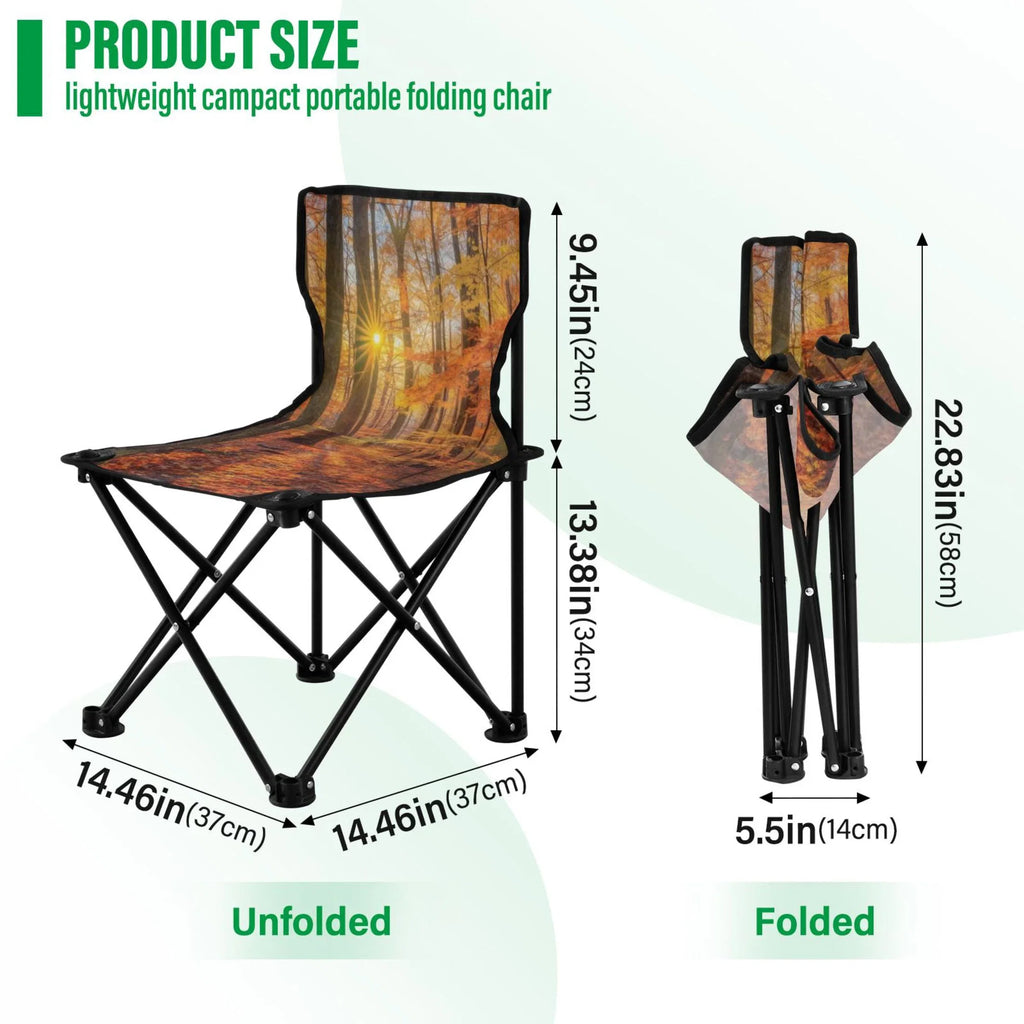 Support Leaves Bag with 220LBS Chair Lawn Autumn Chair Chair Camping Portable Forest Chair Outdoor to Folding Beach Carry Fishing