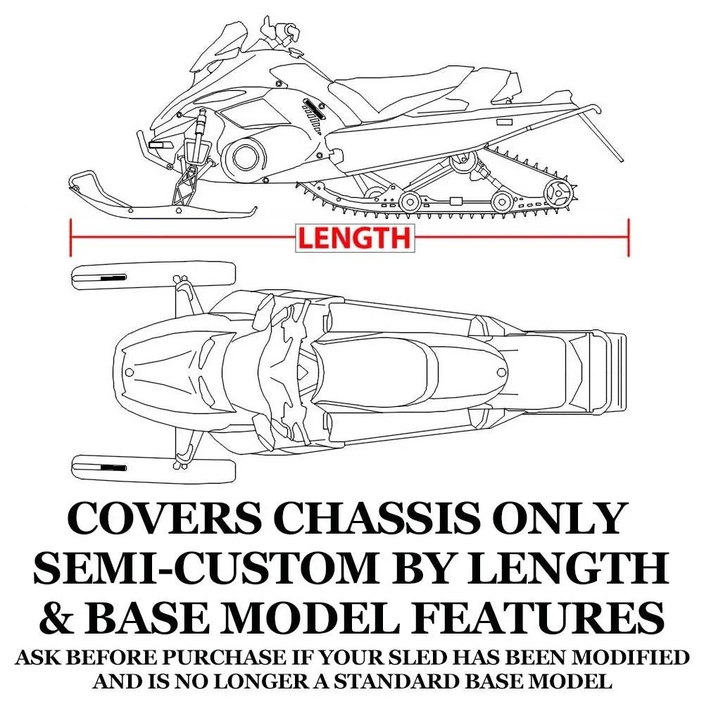 2004-2004 600 Machine 1 snowmobile GSX Denier UP Ski 600 for Snow LIMITED Cover Doo Sled Snow Gear Trailerable Compatible Bombardier model SDI,