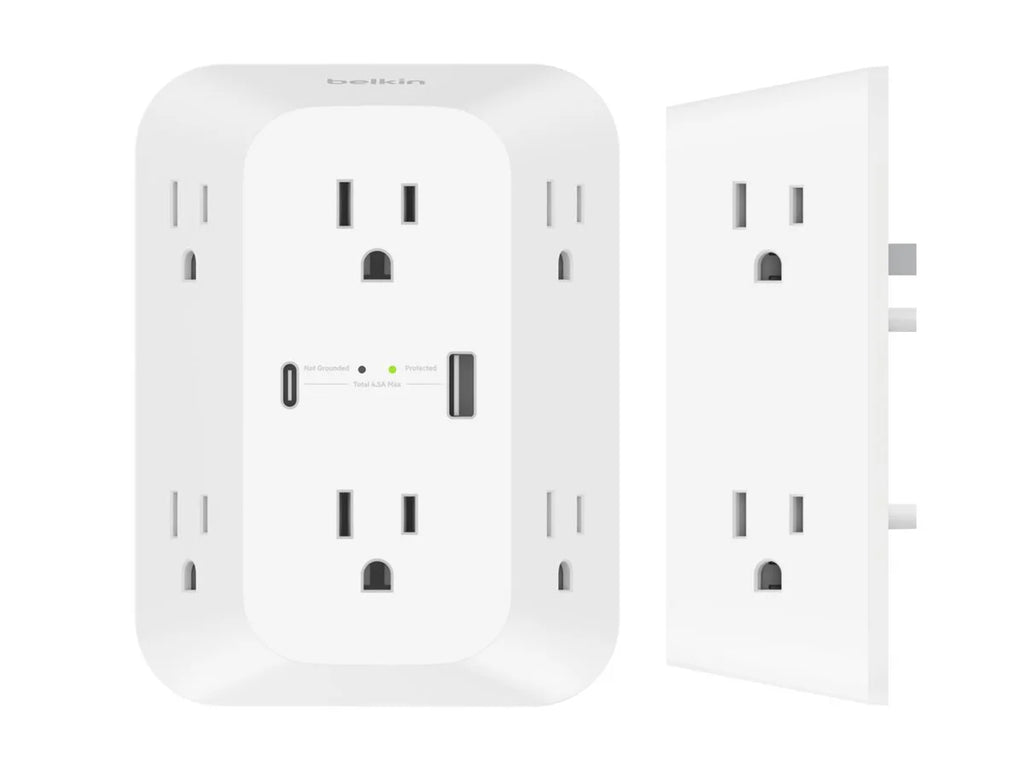 (wall output - connectors: protector 8 - - Belkin AC mountable) Surge