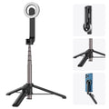 Magnetic Remote Stick inch Selfie Tripod, TELESIN Rotation , with Control 27.1 for