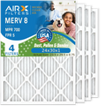 Made 24x30x1 HVAC Pleated AIRX Filters Furnace CLEAN Air MPR Comparable by USA 8 700 Filter 5 Filter FILTERS Pack Air Premium Electrostatic MERV FPR AC WICKED & AIR. 24x30x1 Conditioner to 4