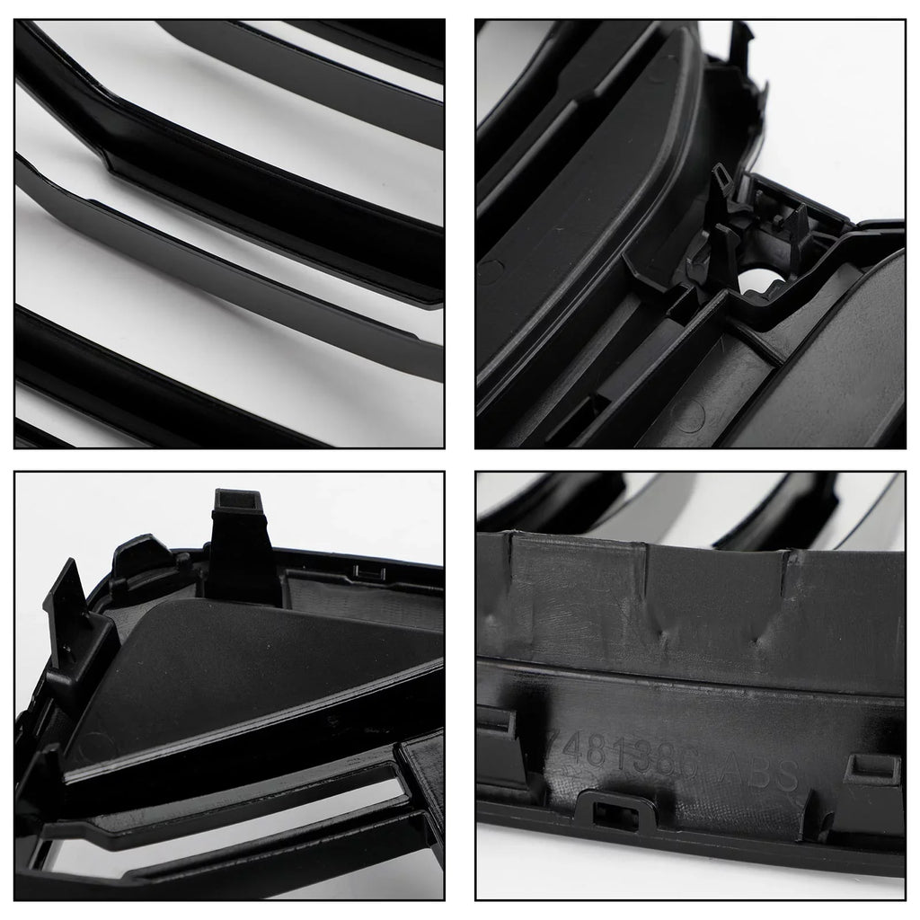2020-2022 Black W/Camera Hole Front for BMW Grille M50i X6 Fit Grill G06 Bumper