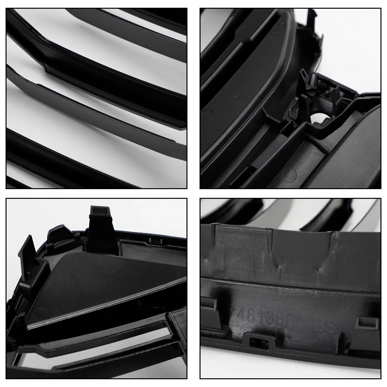 2020-2022 Black W/Camera Hole Front for BMW Grille M50i X6 Fit Grill G06 Bumper