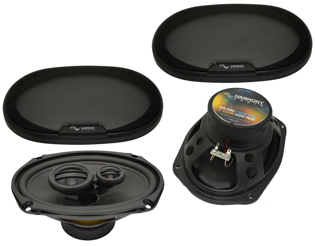 Speakers HA-R69 New LaCrosse Buick Fits Replacement Deck Rear Harmony 2005-2009
