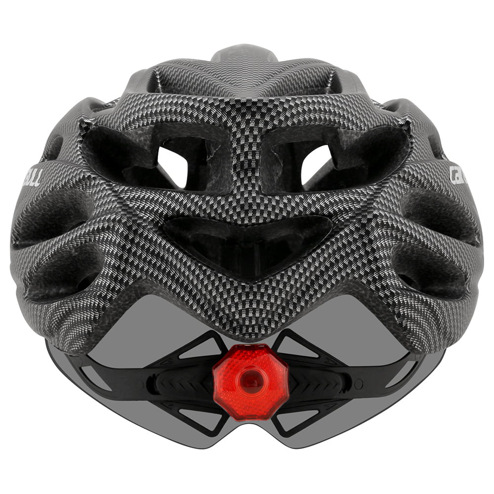Equipment Riding Riding 6588 Helmet Road Helmet And Riding Taillight With Mountain bike Brim Lens Helmet