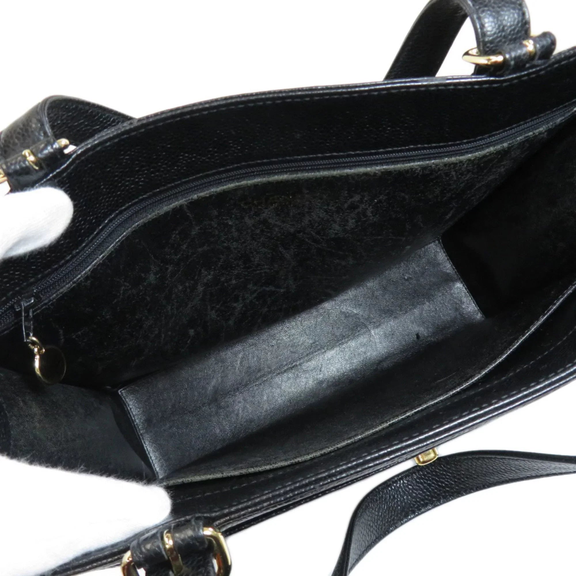 (Good) COCO Ladies Caviar Handbag Skin MARK Pre-Owned CHANEL