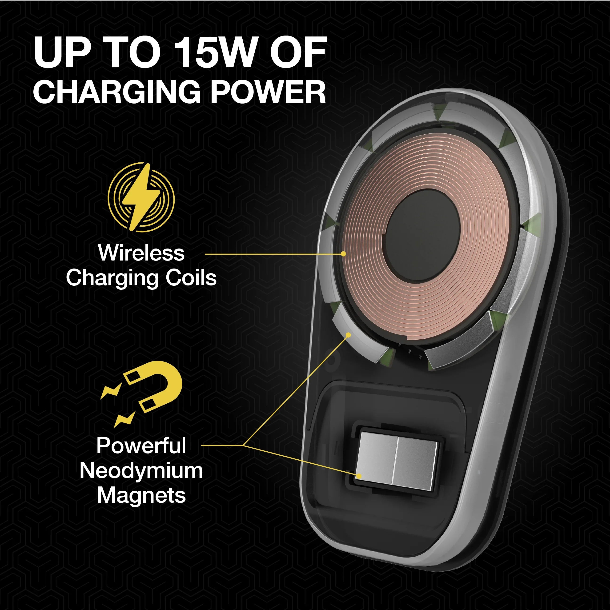 Dash/Vent Galaxy iPhone, Compatible Mount W/ Charging Scosche Magnetic Wireless MagSafe MPQ5DV-SP1