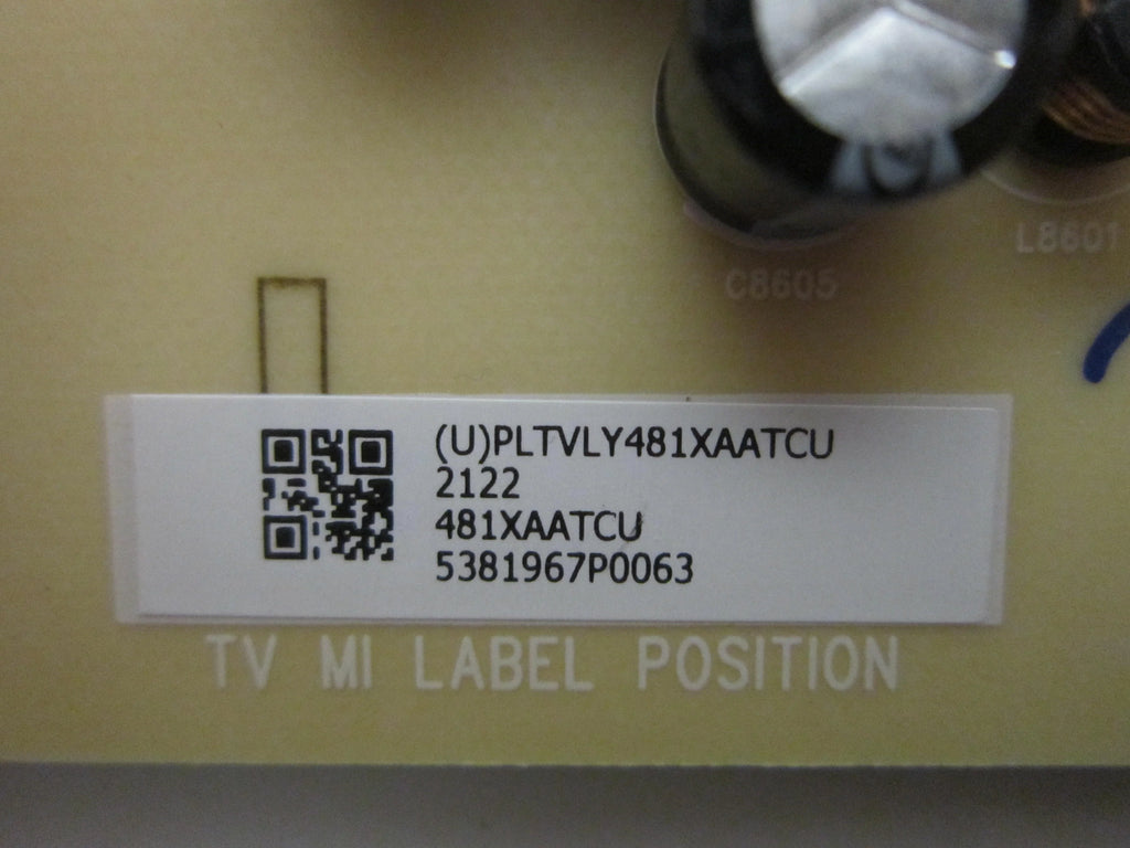 (715GC283-P01-000-003M) V505-J01 Power Vizio PLTVLY481XAATCU Board