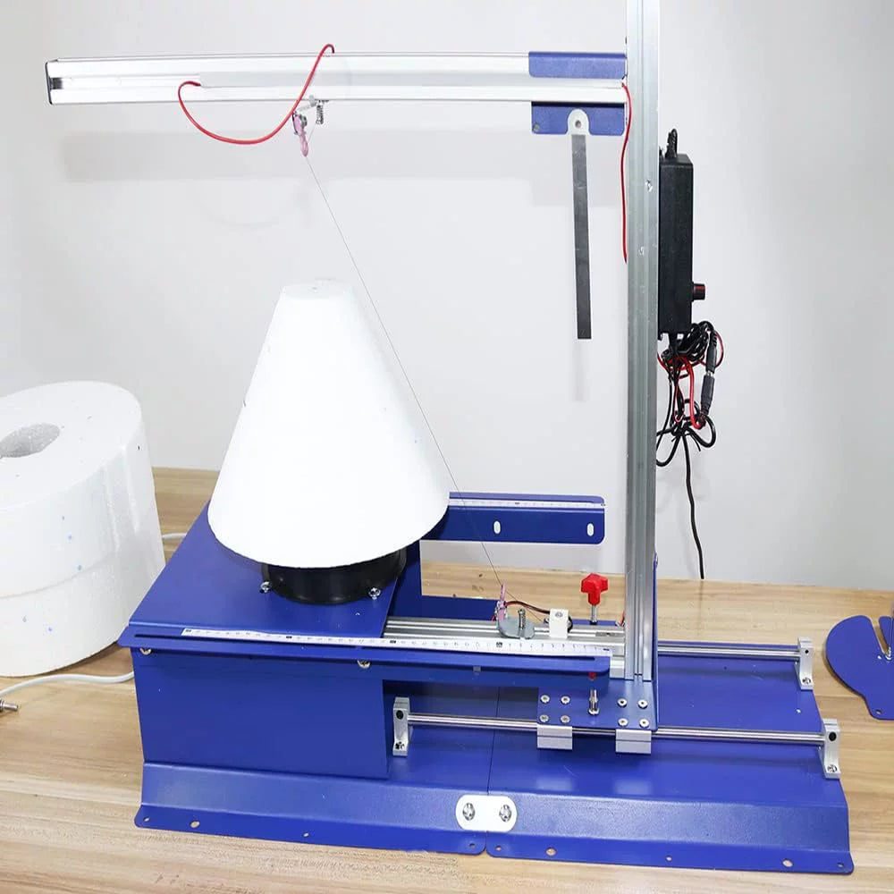 Electric Hotwire PreAsion Tabletop Molti-functional Cutter Machine Vertical Cutting 110-220V Rotary Hot
