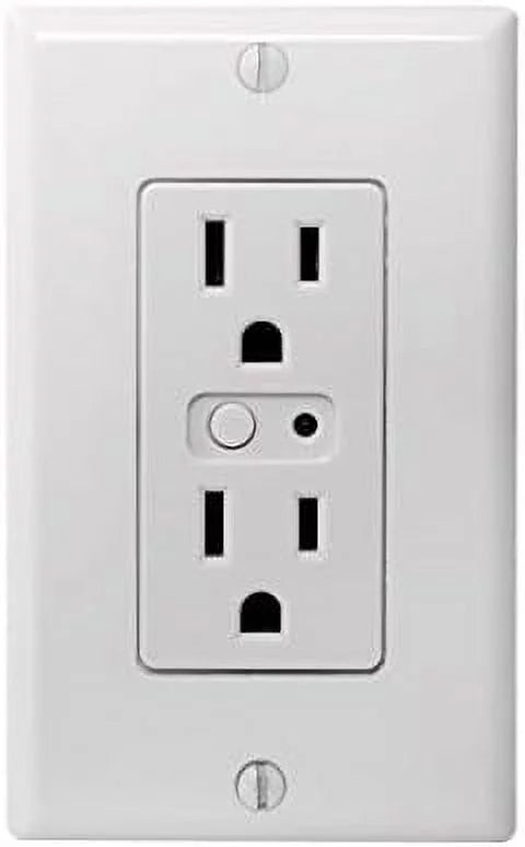 Z-Wave Single White Outlet, WO15Z-1 Gocontrol Wall