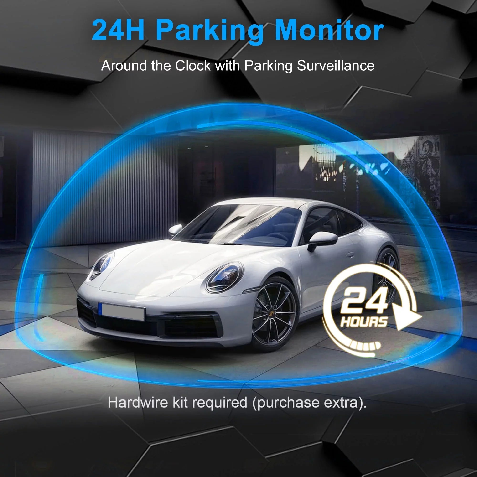 Cam Dash Car IPS View Recorder Vision, Touch TSV G-Sensor, Camera, 1080P Screen Camera, Mirror Dual Rear Night Backup Driving with