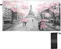 Paris Bestwell Bath Romantic Towel Lightweight Beach Towel Free Swim Blanket, Eiffel Oversized Pool Sand Tower Yoga Thin Shower Towel Dry Towel, Microfiber 30¡±X60¡± Quick Multipurpose