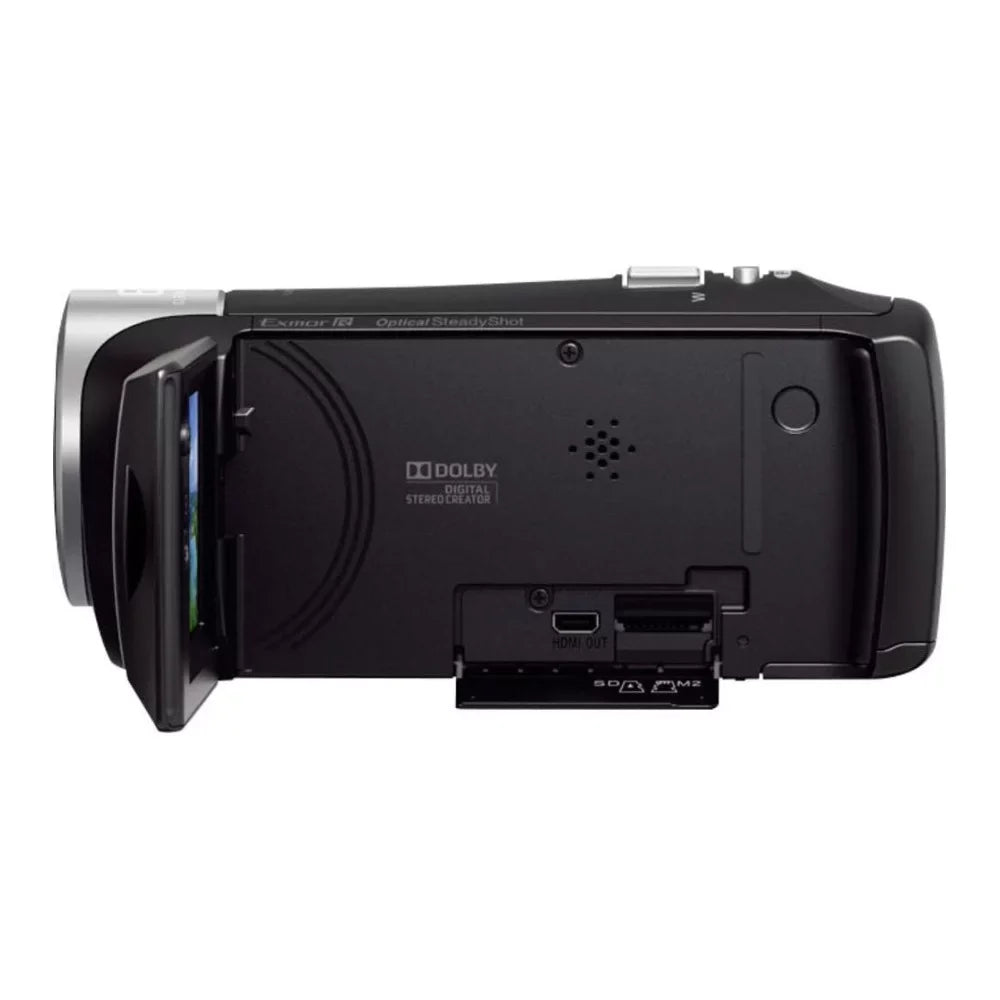 32GB Camcorder with microSD HD Handycam Sony Accessory Bundle and Card (Black)