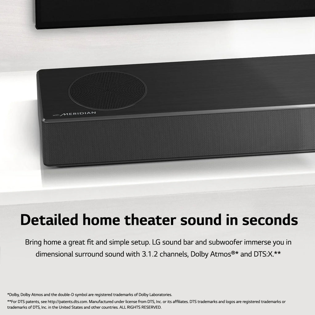 Atmos SPM7A Channel (Refurbished) LG High Dolby Audio Soundbar 3.1.2 Restored 4K with and Res Pass-Through,