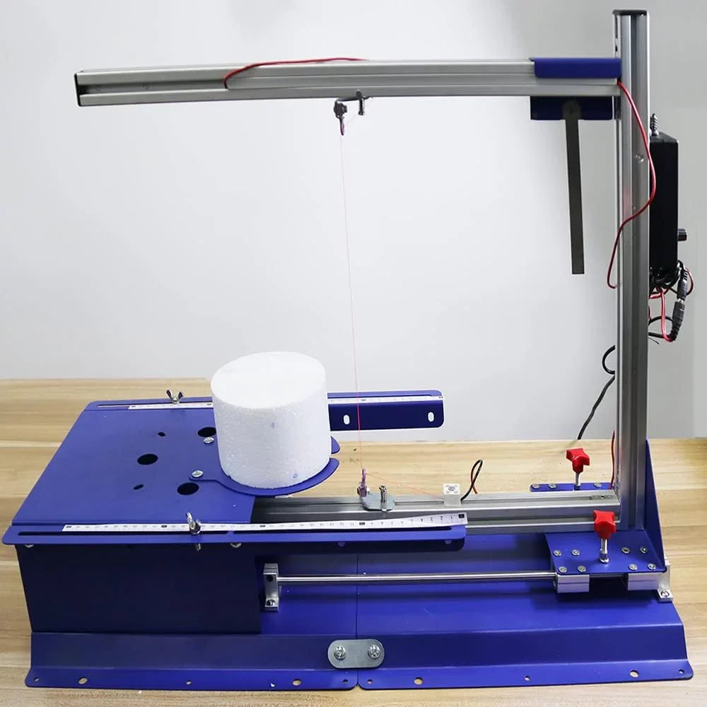 Electric Hotwire PreAsion Tabletop Molti-functional Cutter Machine Vertical Cutting 110-220V Rotary Hot