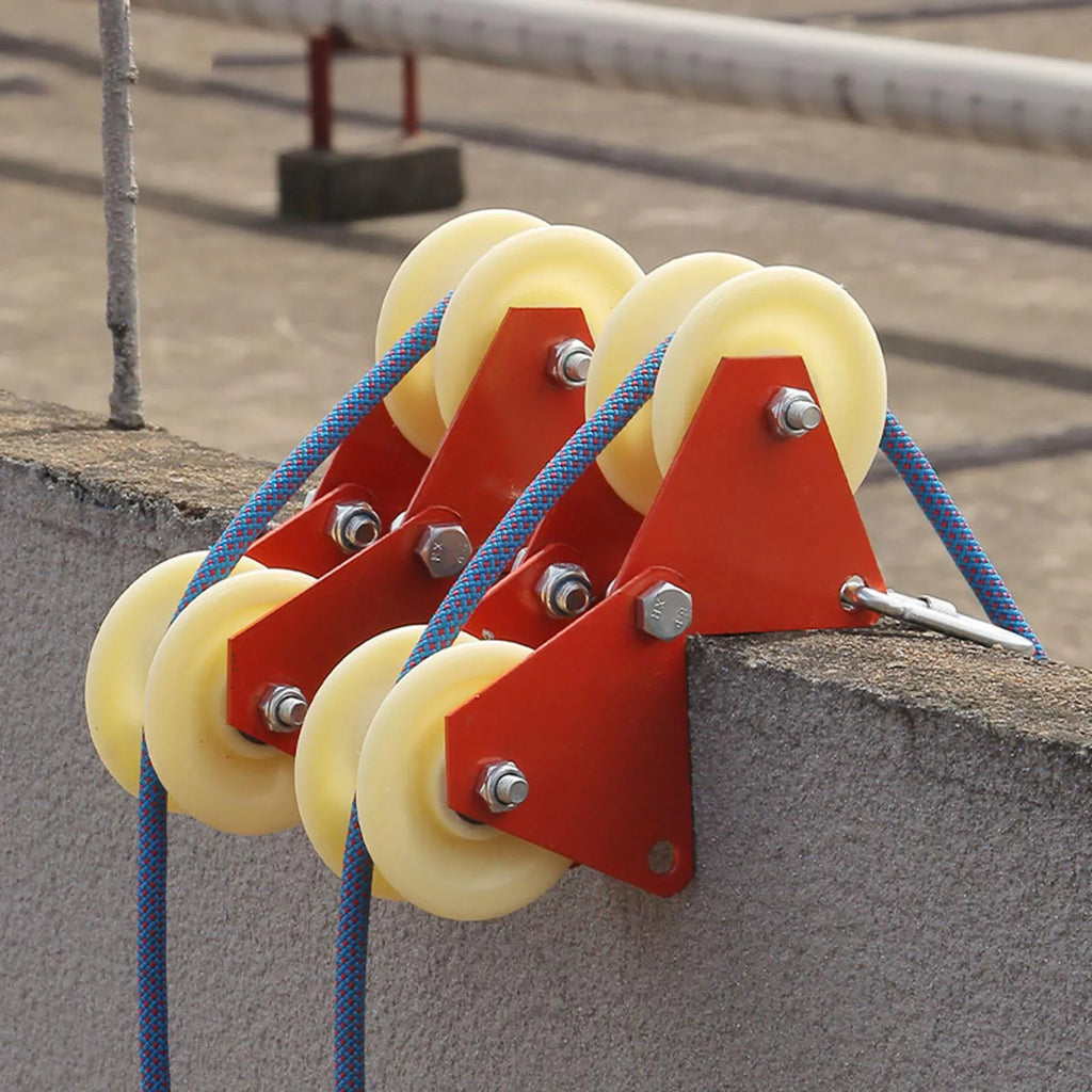 Abseiling Rope Climbing Anchor Wheels Rope Rappelling Edge Wear-Resistant Hiking Rock Sheath Accessories