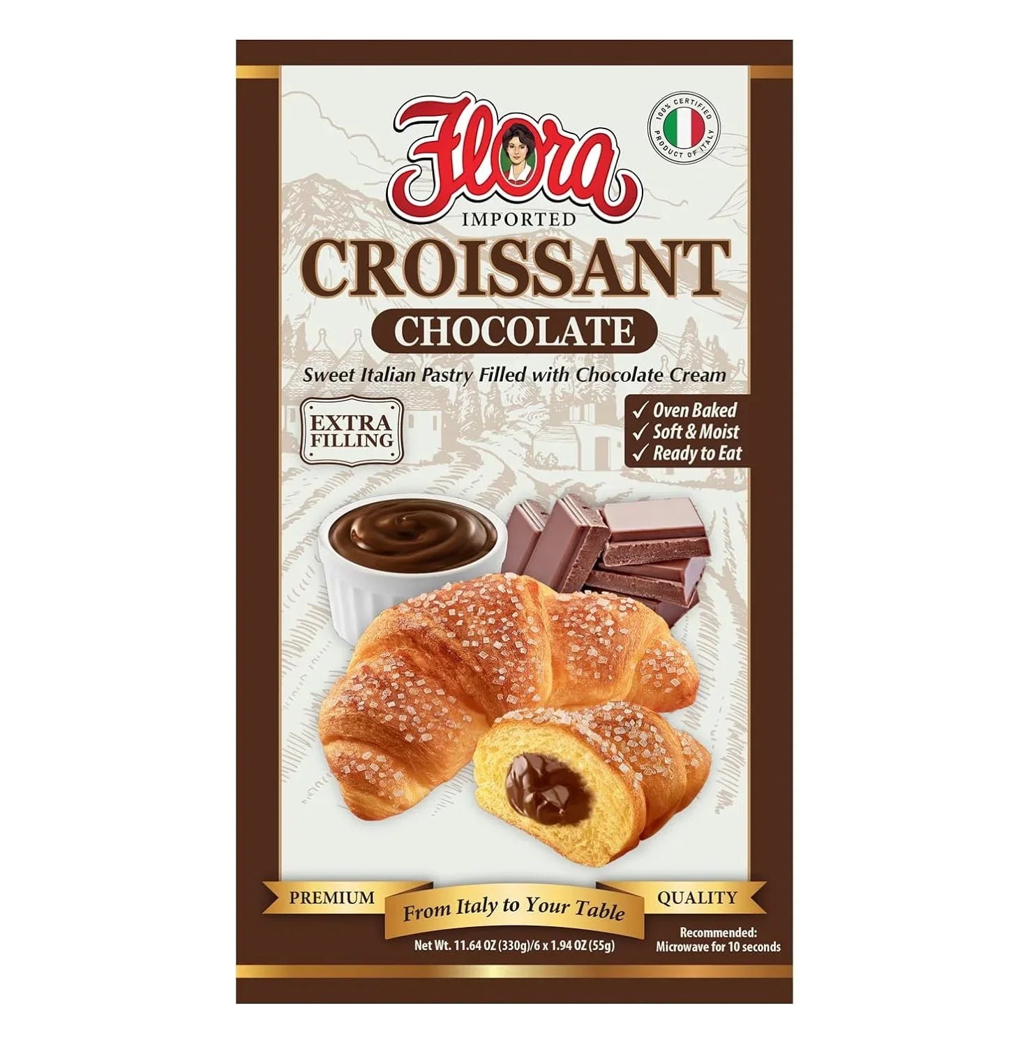 (Chocolate) Croissants Imported Flora