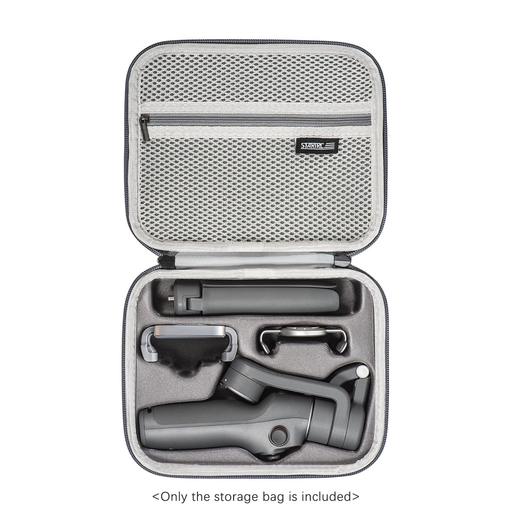 Stabilizer, Carrying Carry Handle, Grey with Travel DJI for Hardshell 6 Case Tomshoo Lightweight Bag OM Gimbal