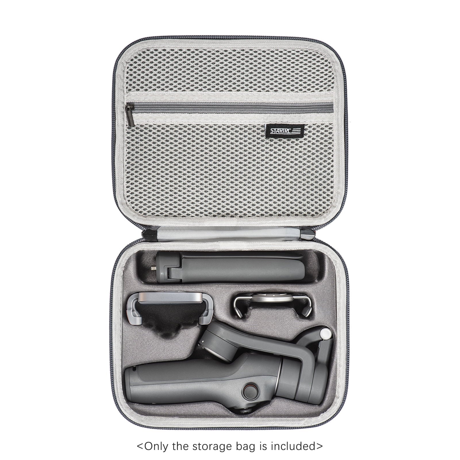 Stabilizer, Carrying Carry Handle, Grey with Travel DJI for Hardshell 6 Case Tomshoo Lightweight Bag OM Gimbal