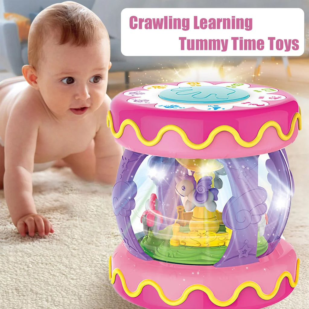 6 Unicorn Girls Sytle-Carry Toddlers 12-18 Baby 12 Up Months, Toys Toys 3+ Baby 2 Rotating Old Boys Years Learning to Light for Infant Toys Musical Months, 1