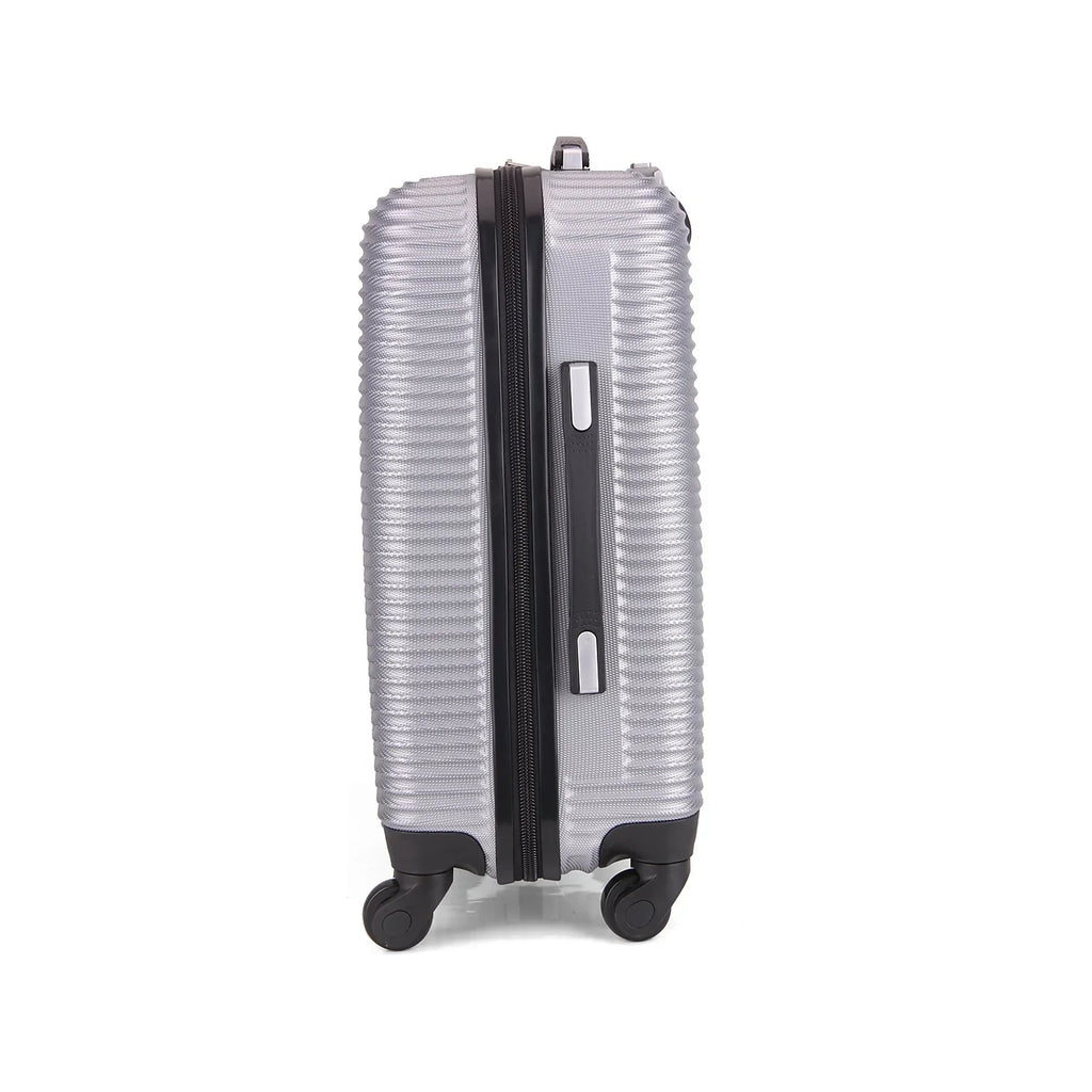 InUSA (IUROY00S-SIL) Plastic Silver Luggage Carry-On Royal