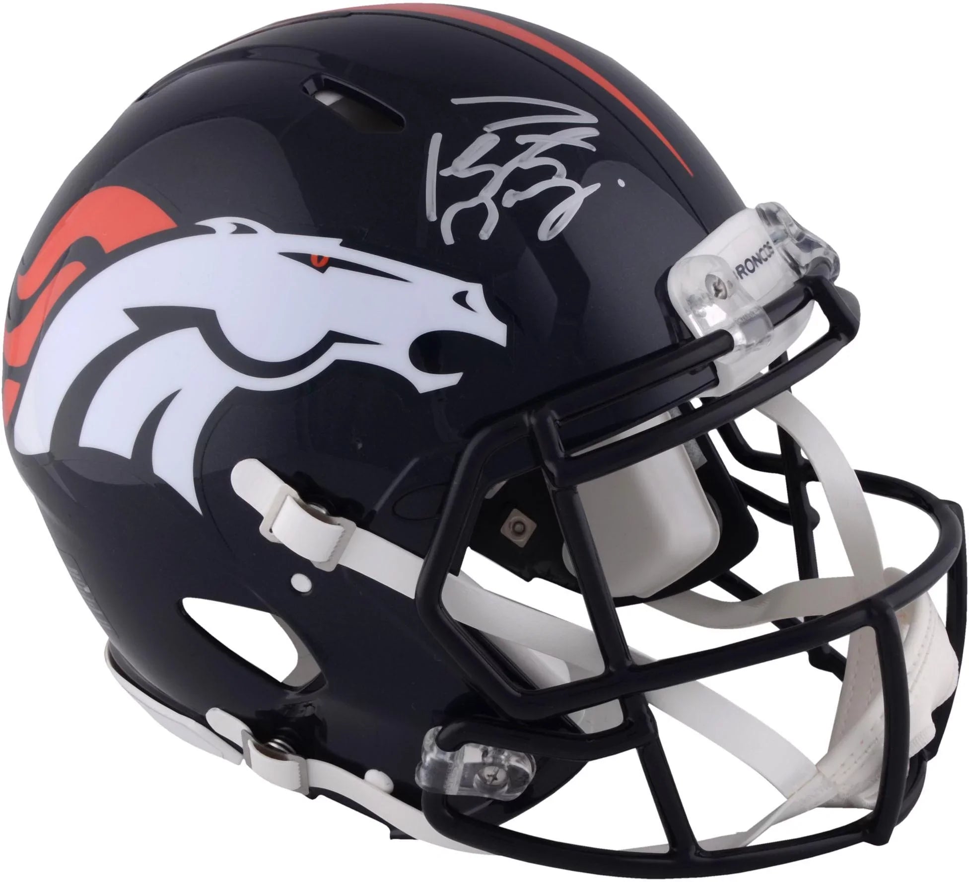 Broncos Denver Manning Fanatics - Riddell Autographed Certified Authentic Pro-Line Peyton Helmet Speed