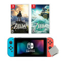 Wild Nintendo of the Console 32GB with Legend of and Zelda: Breath Kingdom The Switch Bundle of Tears the
