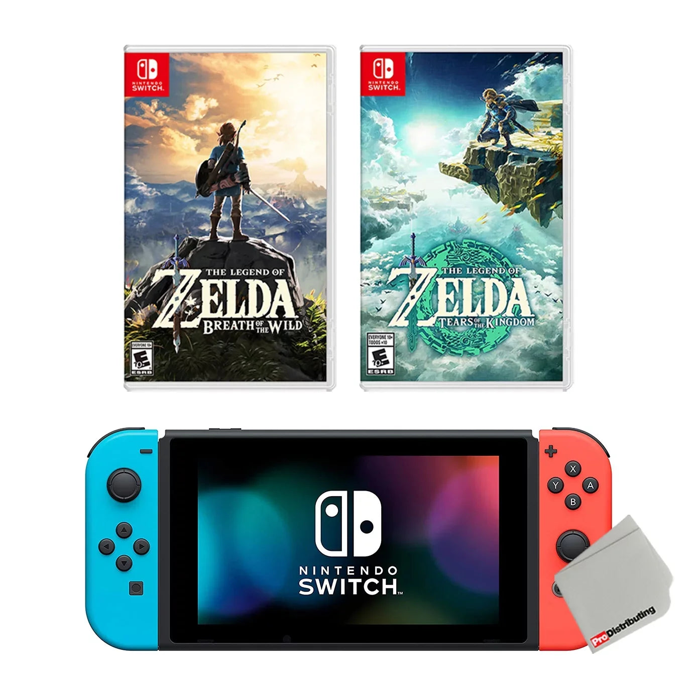 Wild Nintendo of the Console 32GB with Legend of and Zelda: Breath Kingdom The Switch Bundle of Tears the